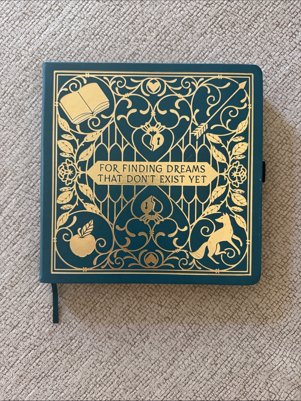 Teal and Gold Decorative Journal